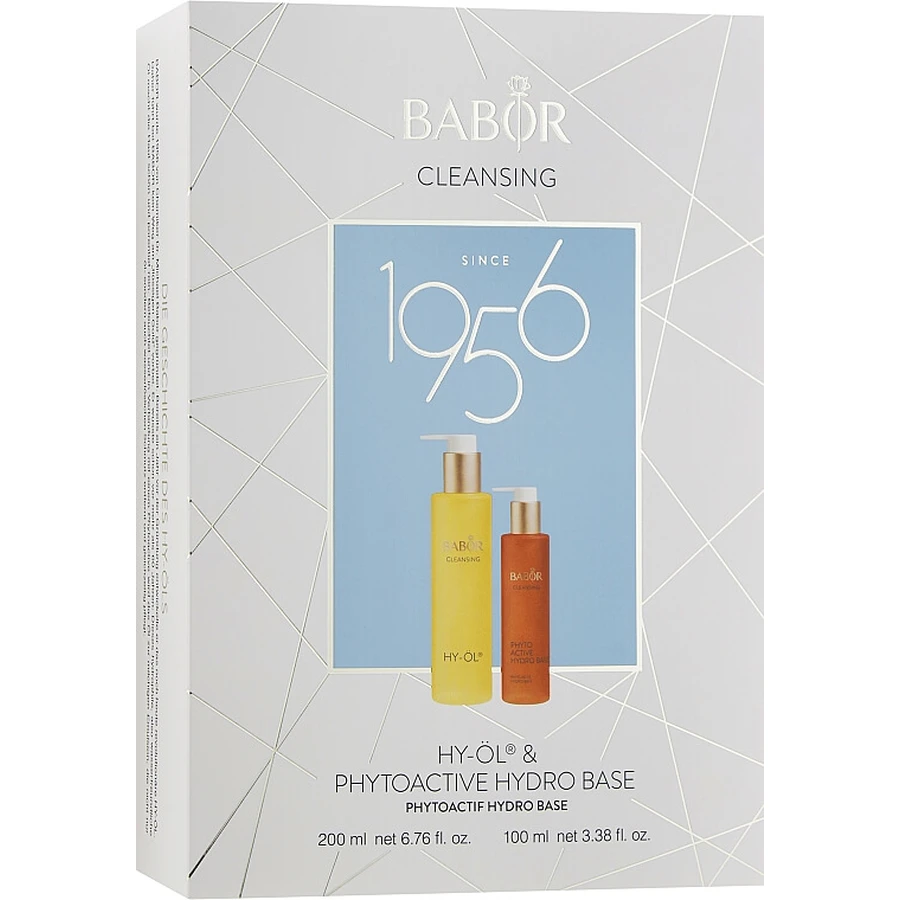 Babor Cleansing HY-OL & Phytoactive Hydro Base (oil/200ml + cleanser/100ml) Набір: ціни та характеристики