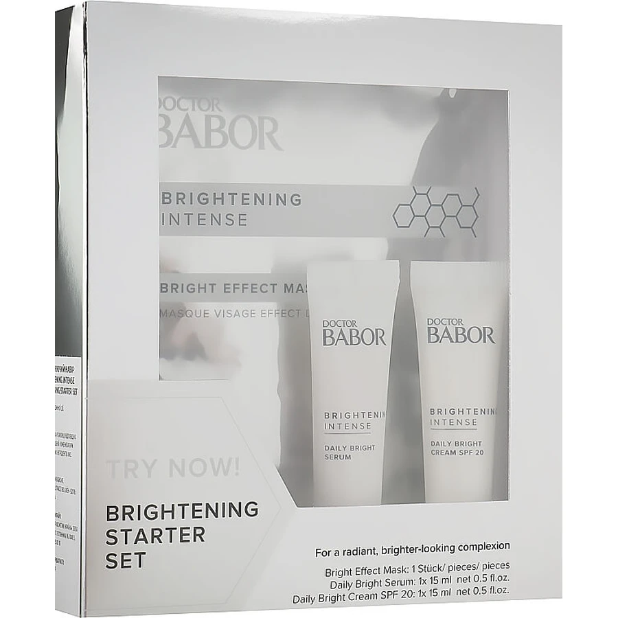 Набор Doctor Babor Brightening Intense Brightening Starter Set (mask/1pcs + cr/15ml + ser/15ml): цены и характеристики
