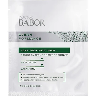Babor Doctor Babor Cleanformance Hemp Fiber Sheet Mask Тканинна маска з конопляного волокна для обличчя