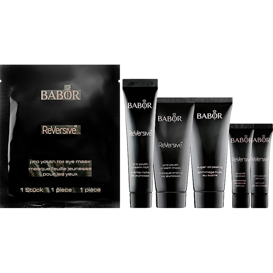 Набор Babor Treatment Set ReVersive (ser/7ml + eye/cream/7ml + peel/4ml + cream/15ml + mask/15ml): цены и характеристики