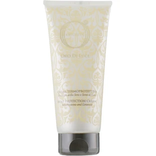Крем термозащитный с протеинами шелка и семенем льна Barex Italiana Olioseta Oro Di Luce Heat Protection Cream 200ml