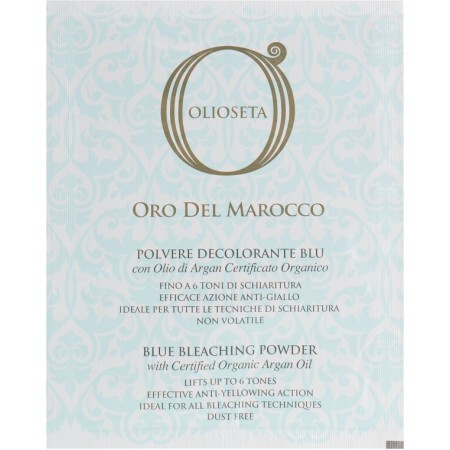 Блакитний знебарвлюючий порошок Barex Italiana Olioseta del Maroco
