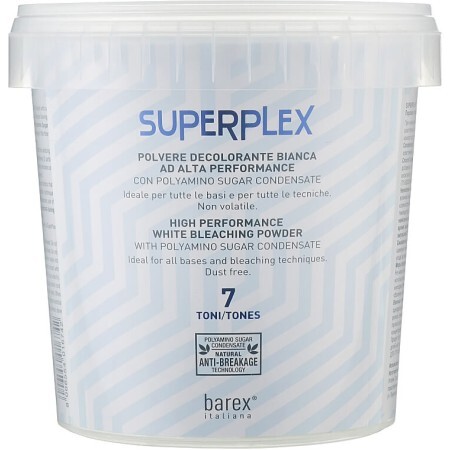 Обесцвечивающий порошок (до 7 тонов) Barex Italiana Superplex Bleaching Powder 400g