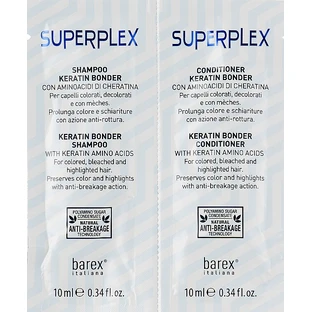 Набор \"Кондиционер + шампунь для окрашенных волос\" Barex Italiana SuperPlex (пробник) (sch/10ml + cond/10ml)
