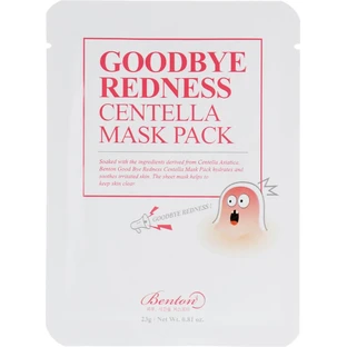 Тканевая маска с центеллой азиатской Benton Goodbye Redness Centella Mask Pack 10x23g