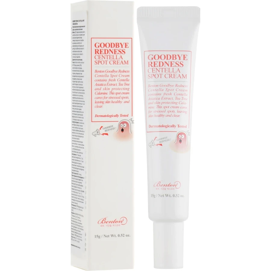 Крем для точечного применения с Центеллой Азиатской Benton Goodbye Centella Spot Cream 15g: цены и характеристики