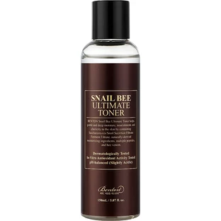 Тонер с ферментированным муцином улитки и пчелиным ядом Benton Snail Bee Ultimate Toner 150ml