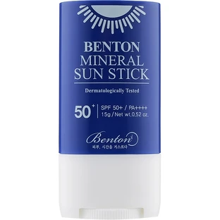 Сонцезахисний стік на мінеральній основі Benton Mineral Sun Stick SPF50+/PA++++ 15g