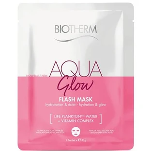 Зволожувальна тканинна маска для сяйва шкіри обличчя Biotherm Aqua Glow Flash Mask 31g