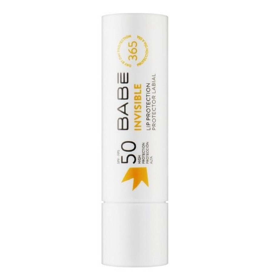Ультразахисний невидимий бальзам-стік для губ SPF 50 Babe Laboratorios Sun Protection Invisible Lip Protection, 4 г: ціни та характеристики