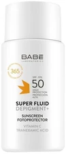 Сонцезахисний флюїд-депігментант Babe Laboratorios Sun Protection Super Fluid Depigment+ SPF50з транексамовою кислотою, 50 мл