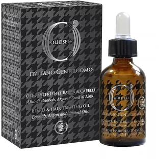 Олія для волосся та бороди Barex Italiana Olioseta Gentiluomo Beard & Hair Treating Oil пом'якшувальна, 30 мл