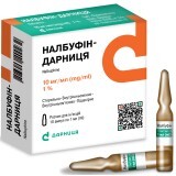 Налбуфин-Дарница 10 мг/мл раствор для инъекций ампулы 1 мл, 10 шт.