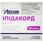 Ипидакорд р-н для инъекций 15 мг/мл в ампулах по 1 мл №10: цены и характеристики
