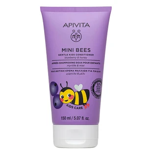 Мягкий детский кондиционер Apivita Mini Bees Gentle Kids Conditioner Blueberry&Honey, 150 мл