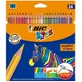 Олівці кольорові Bic Evolution Stripes, 24 шт.