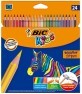 Карандаши цветные Bic Evolution Stripes, 24 шт.