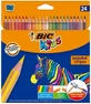 Карандаши цветные Bic Evolution Stripes, 24 шт.