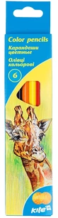 Карандаши цветные Kite Животные, 6 шт.