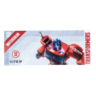 Фарби для малювання Kite Transformers акварельні 12 кольорів