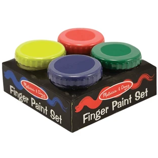 Краски для рисования Melissa&Doug Пальчиковые краски, 4 шт.