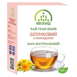 Чай травяной Бескид Желудочный с календулой, 100 г