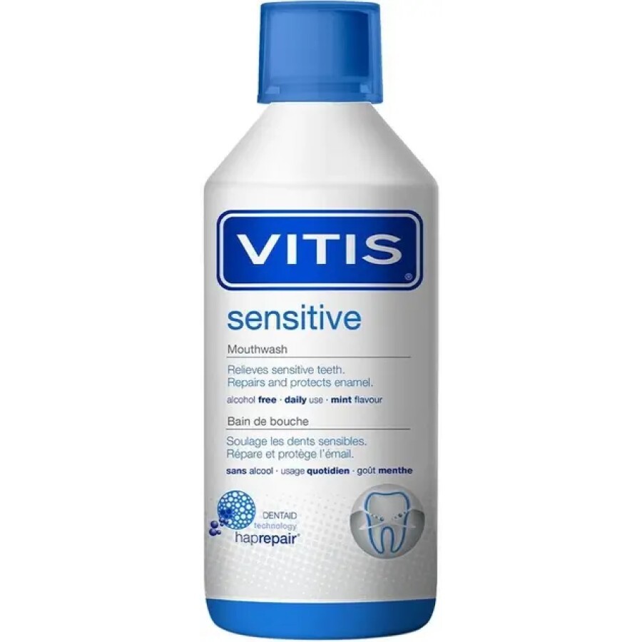 Ополіскувач для ротової порожнини Dentaid Vitis Sensitive, 500 мл: ціни та характеристики