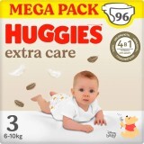 Подгузники Huggies Extra Care Box 3 (6-10 кг), 96 шт.