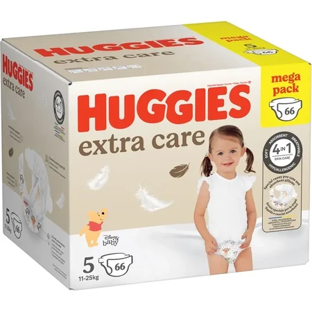 Подгузники Huggies Extra Care Box 5, 11-25 кг, 66 шт.: цены и характеристики