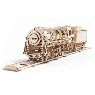Конструктор Ugears механічний Локомотив з тендером