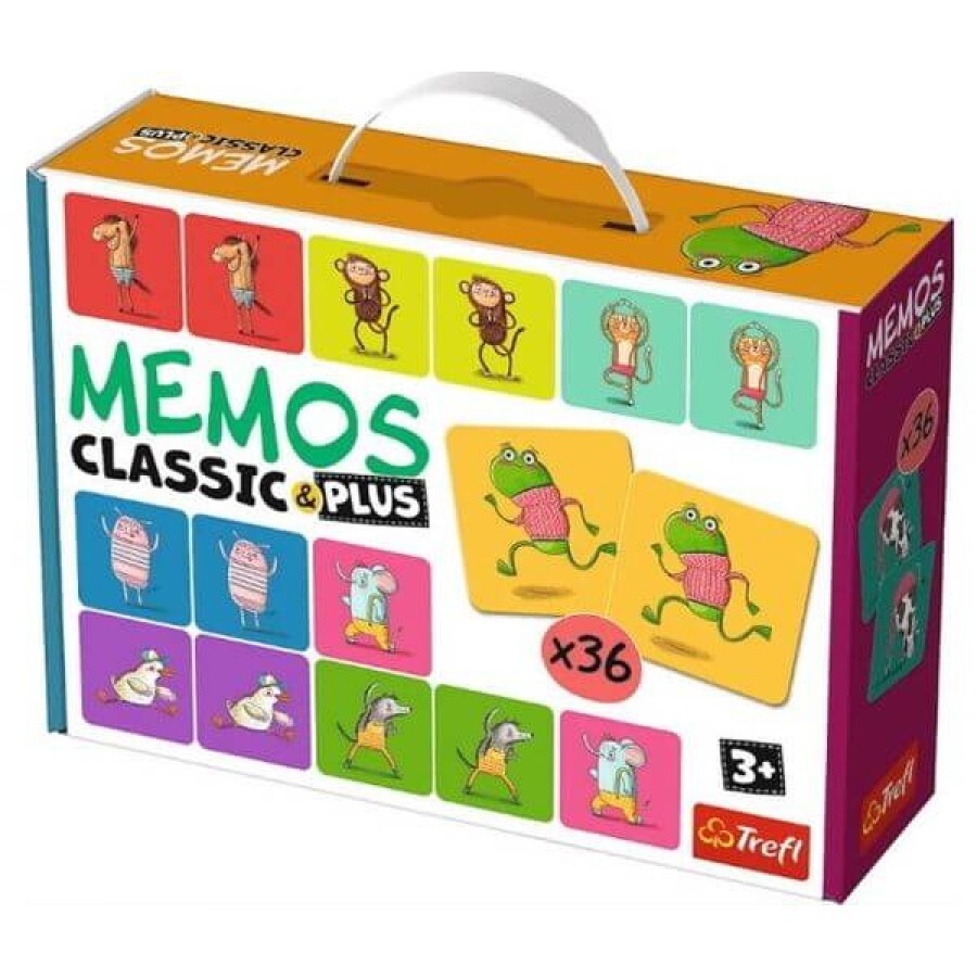Настільна гра Trefl Memos Classic&plus. Move and play: ціни та характеристики