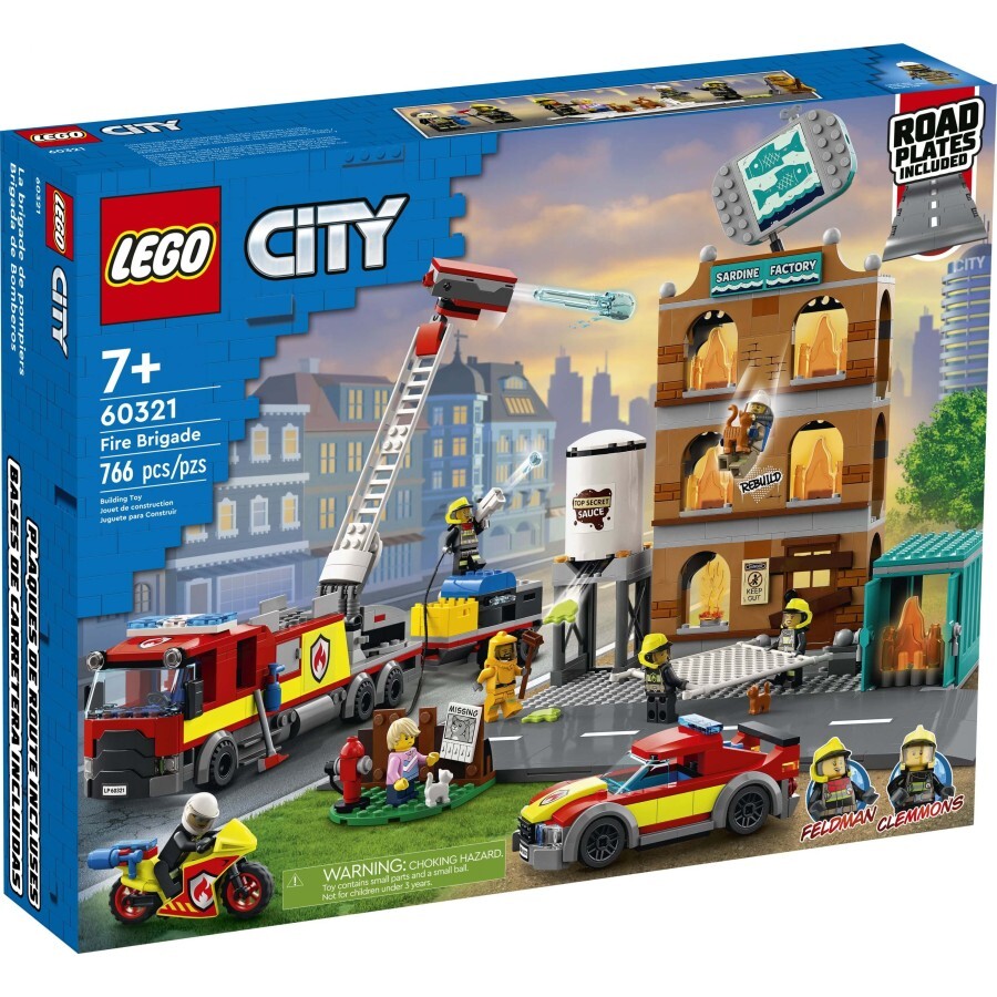 Конструктор LEGO City Пожарная команда: цены и характеристики