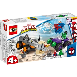 Конструктор LEGO Disney Сутичка Халка і Носорога на вантажівках