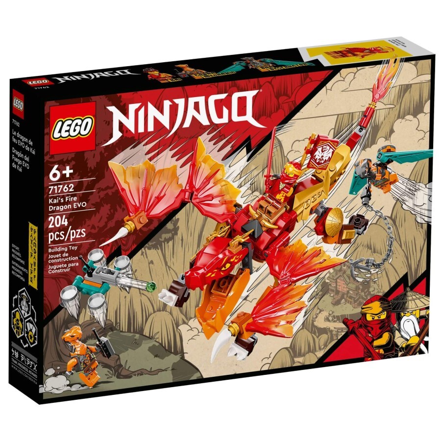 Конструктор LEGO Ninjago Огненный дракон ЭВО Кая 204 детали: цены и характеристики