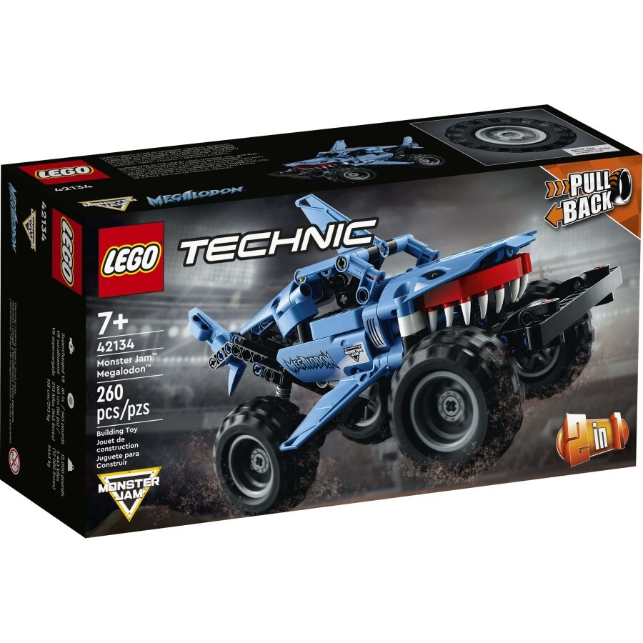 Конструктор LEGO Technic Monster Jam Megalodon 260 деталей: ціни та характеристики