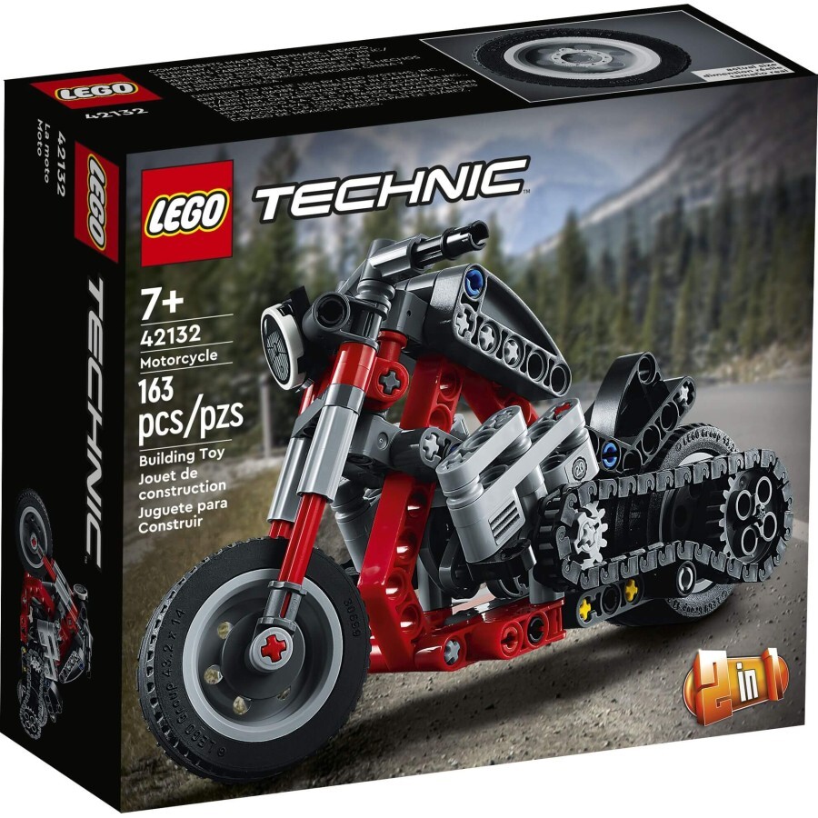 Конструктор LEGO Technic Мотоцикл 163 деталі: ціни та характеристики