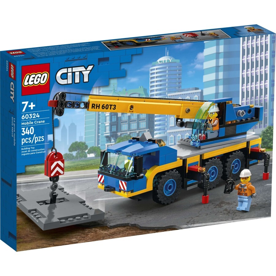 Конструктор LEGO City Передвижной кран 340 деталей: цены и характеристики