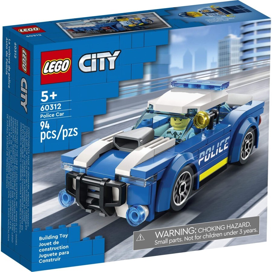 Конструктор LEGO City Поліцейський автомобіль 94 деталі: ціни та характеристики