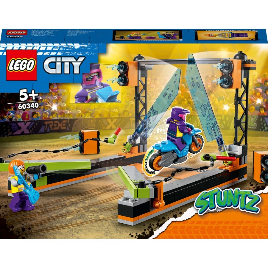 Конструктор LEGO City Stuntz Каскадерське завдання Клинок 154 деталі: ціни та характеристики