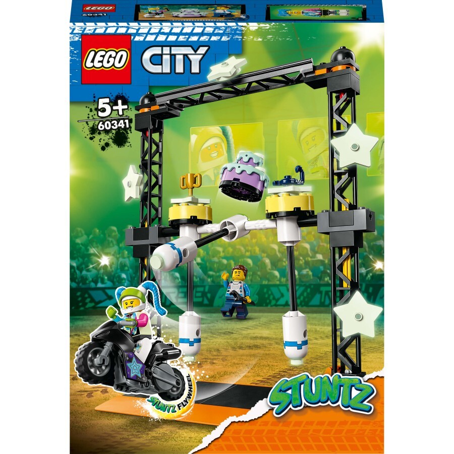 Конструктор LEGO City Stuntz Каскадерская задача Нокдаун 117 деталей: цены и характеристики