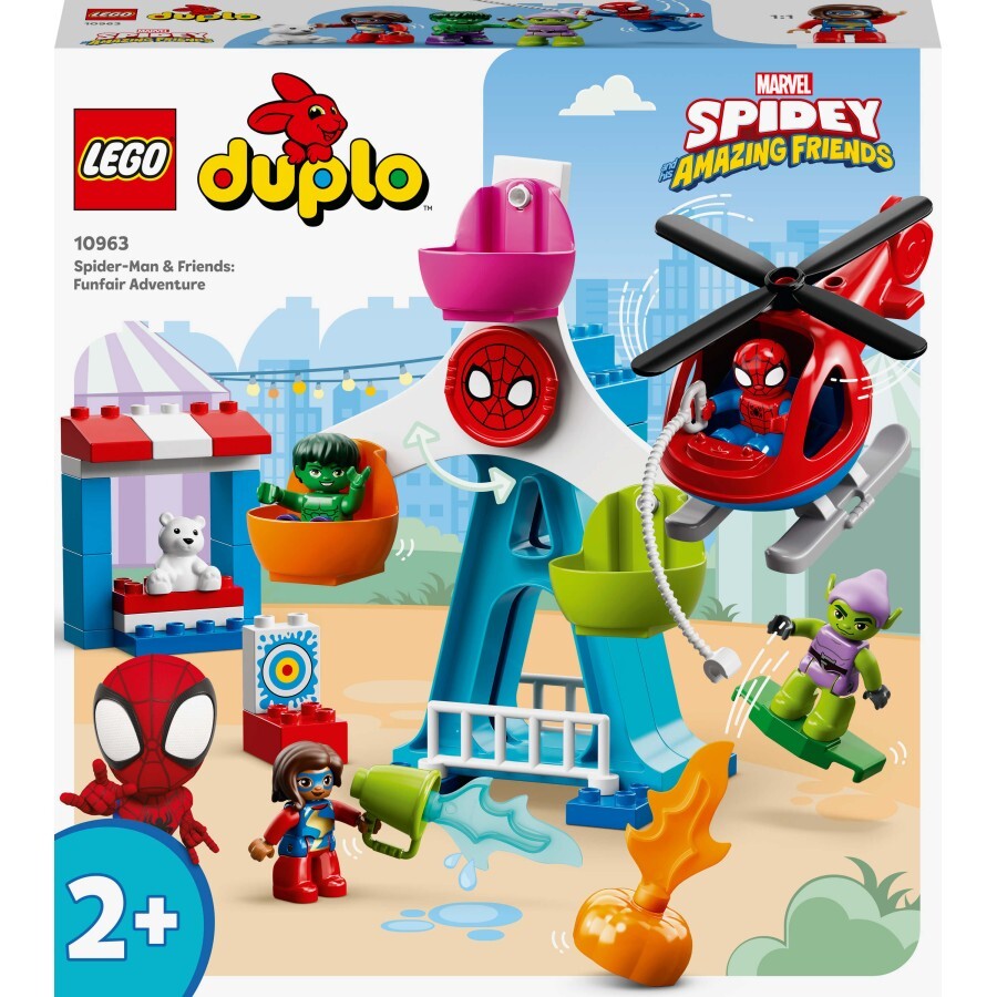 Конструктор LEGO DUPLO Super Heroes Человек-паук и друзья Приключения на ярмарке 41 деталь: цены и характеристики