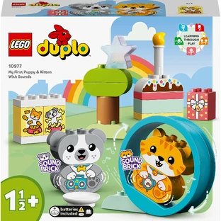 Конструктор LEGO DUPLO My First Моє перше цуценя та кошеня зі звуками 22 деталей