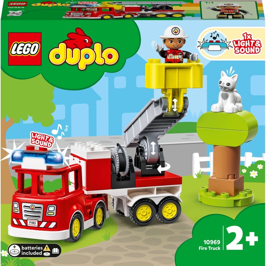 Конструктор LEGO DUPLO Town Пожарная машина 21 деталь: цены и характеристики