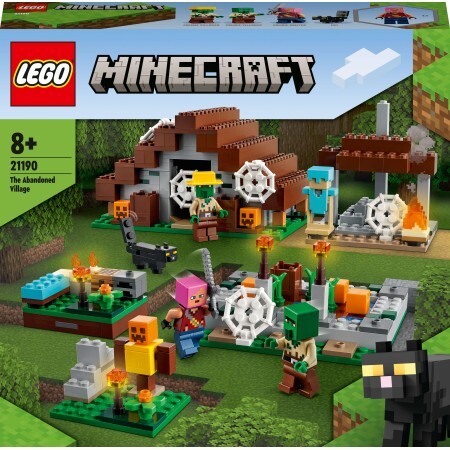 Конструктор LEGO Minecraft Покинуте село 422 деталей