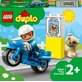 Конструктор LEGO DUPLO Town Полицейский мотоцикл 5 деталей