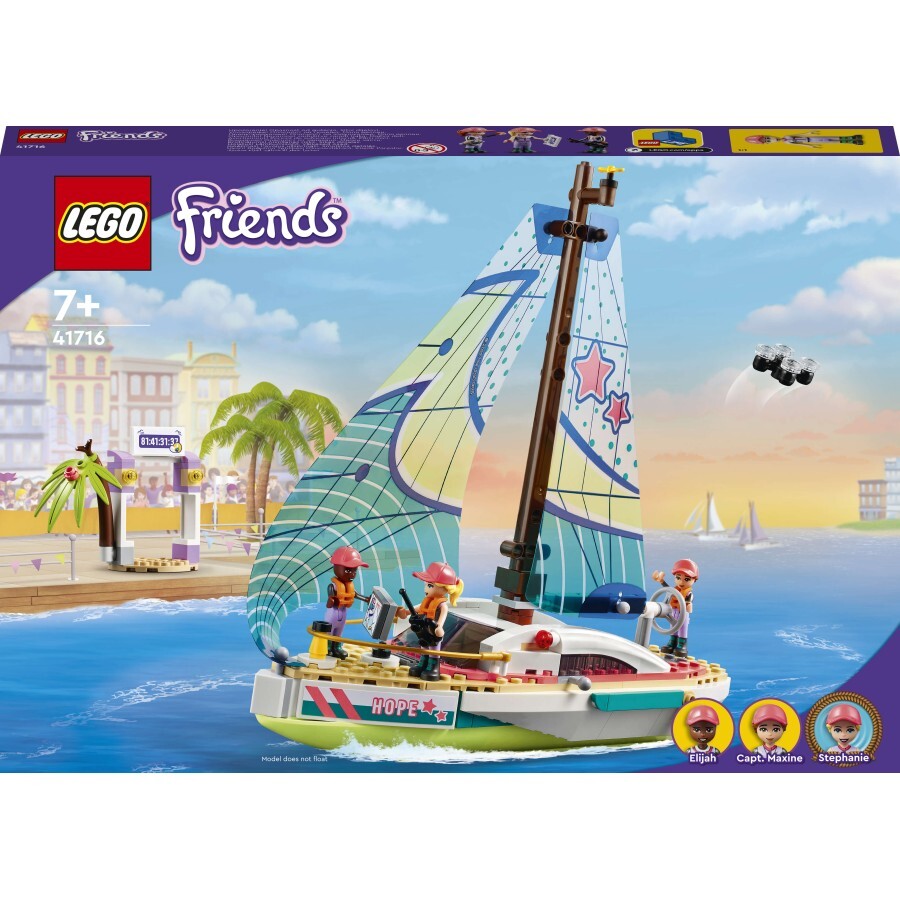 Конструктор LEGO Friends Пригоди Стефані на вітрильному човні 304 деталі: ціни та характеристики