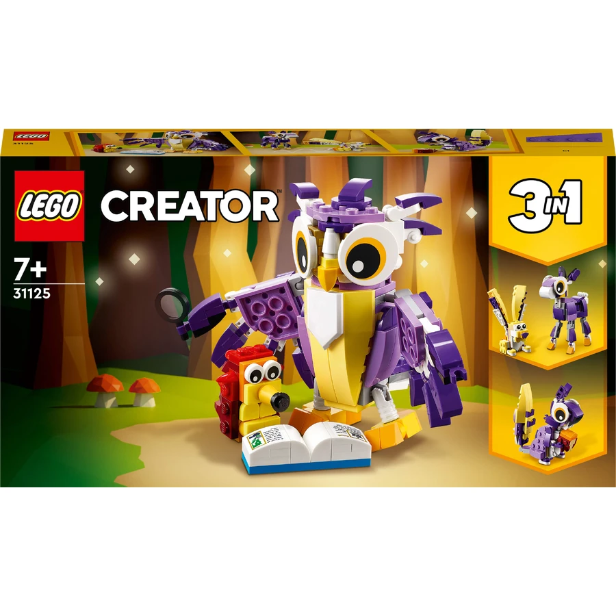 Конструктор LEGO Creator Дивовижні лісові жителі 175 деталей: ціни та характеристики