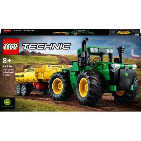 Конструктор LEGO Technic John Deere 9620R 4WD Tractor 390 деталей