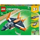 Конструктор LEGO Creator Надзвуковий літак 215 деталей