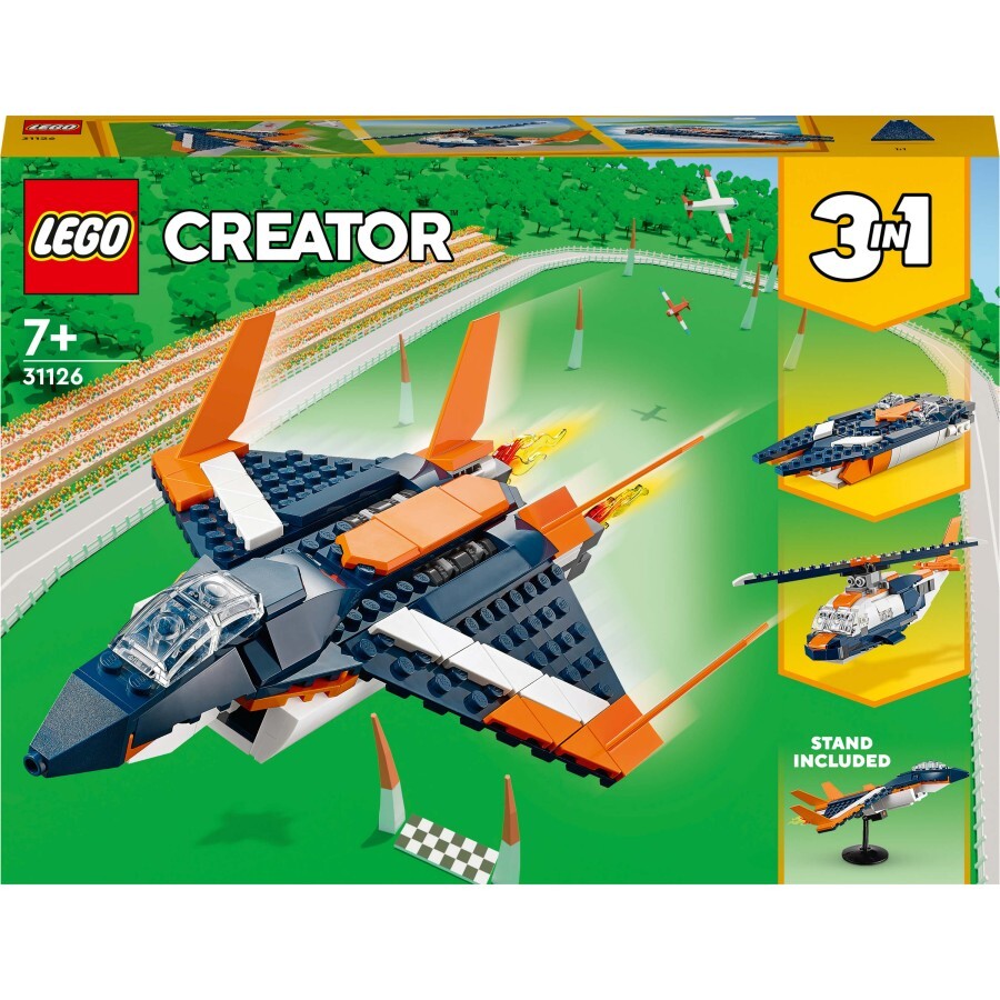 Конструктор LEGO Creator Надзвуковий літак 215 деталей: ціни та характеристики